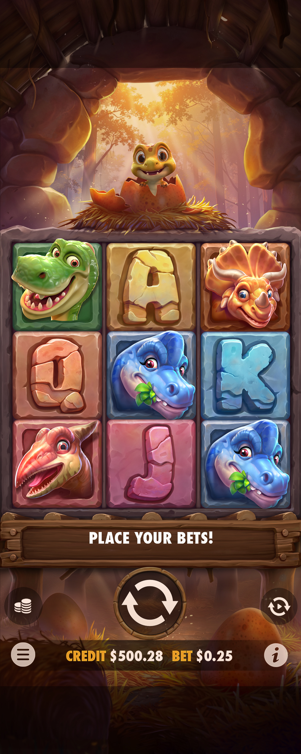 Dino Drop - screenshot with slot description 4